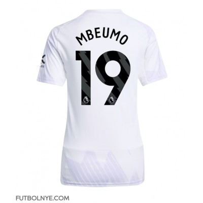 Camiseta Manchester United Bryan Mbeumo #19 Visitante Equipación para mujer 2025-26 manga corta Camiseta Manchester United Bryan Mbeumo #19 Visitante Equipación para mujer 2025-26 manga corta